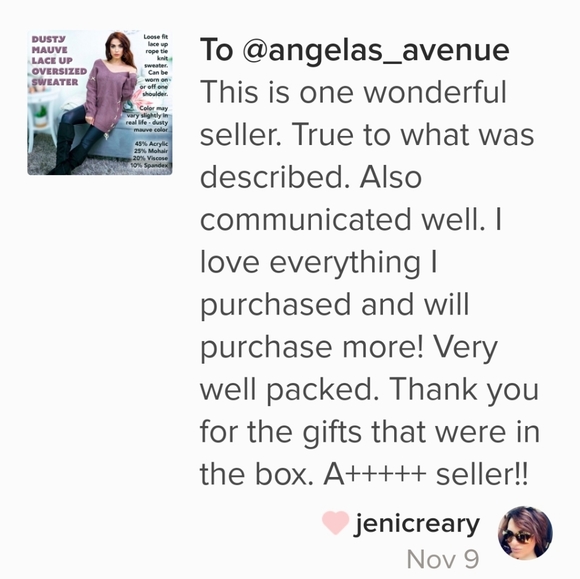 Dusty Mauve Lace Up Oversized Sweater 🎉HOST PICK🎉 - Picture 7 of 9